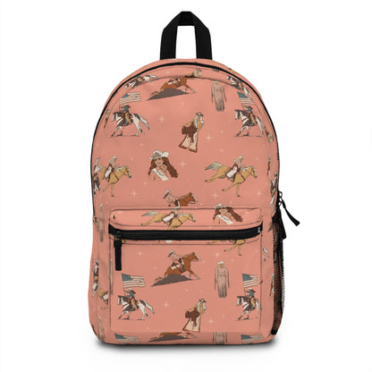 Rodeo Queen Backpack in Coral