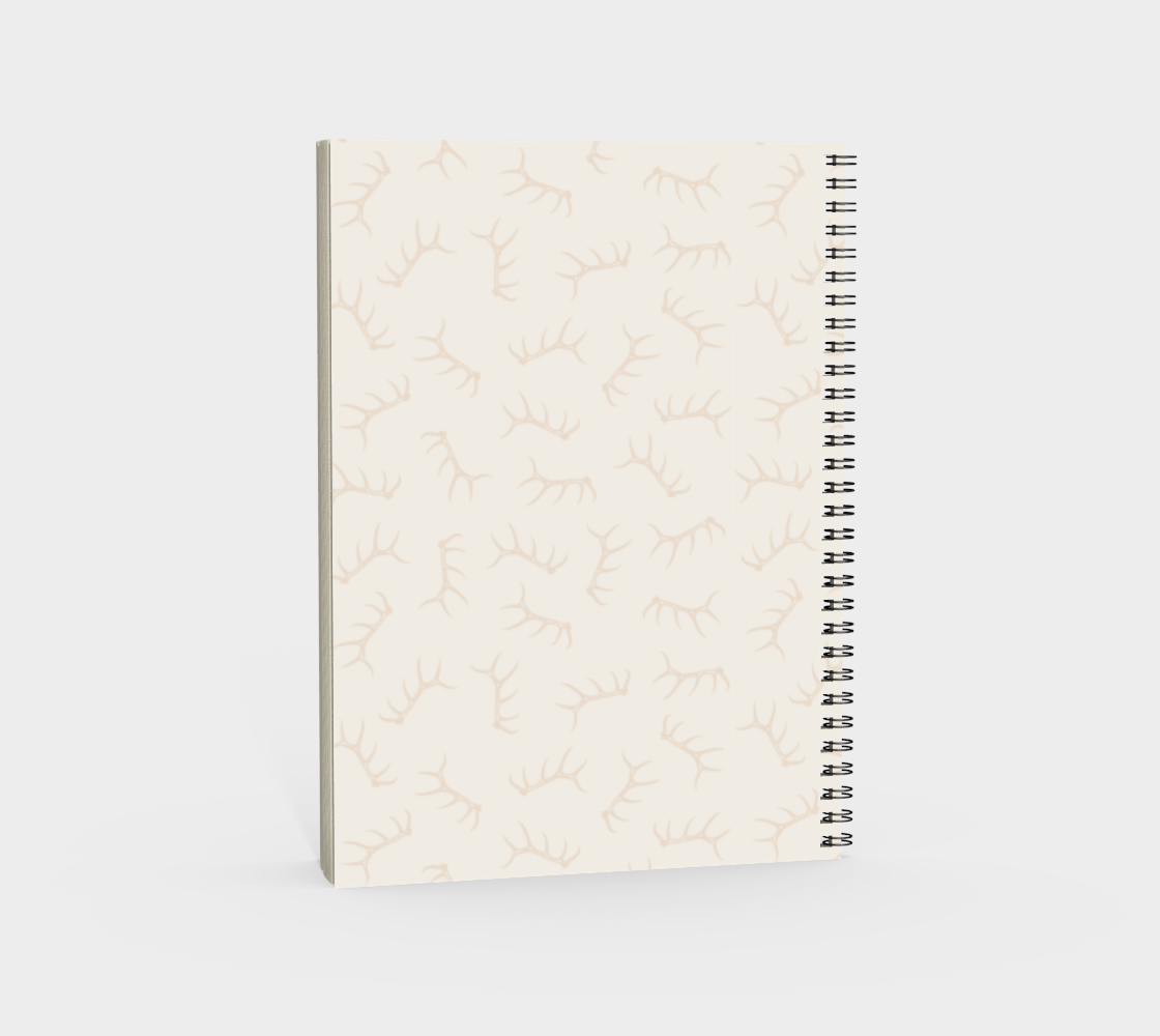 Elk Shed Spiral Notebook/Sketchbook in Cream