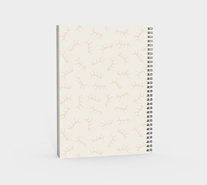 Elk Shed Spiral Notebook/Sketchbook in Cream