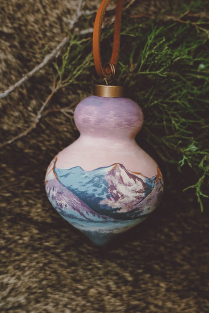 Teton Winter Ceramic Ornament