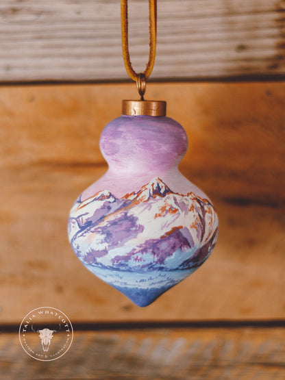 Teton Winter Ceramic Ornament