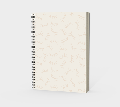 Elk Shed Spiral Notebook/Sketchbook in Cream